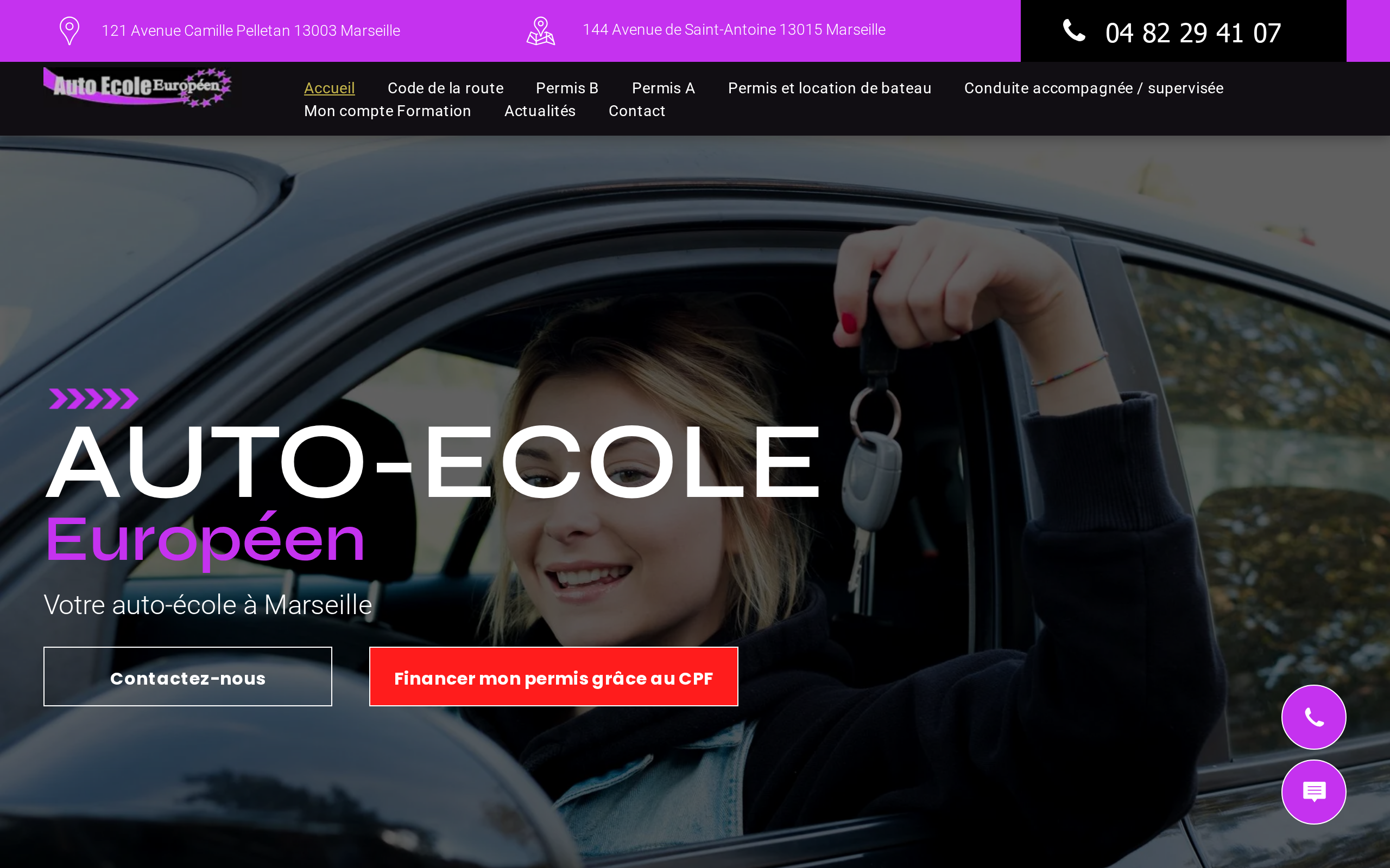 Aperçu du site Auto-école Européen