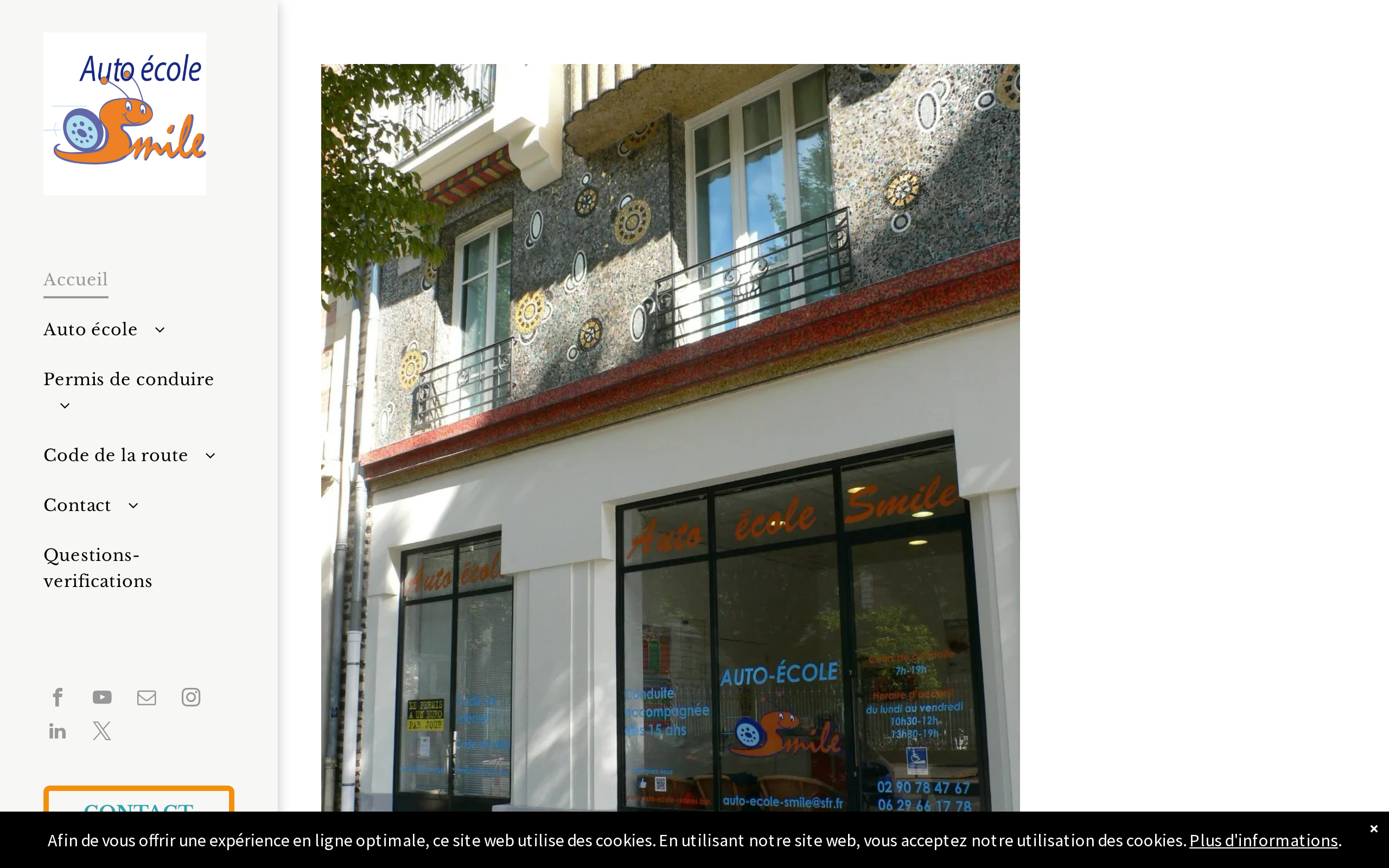 Aperçu du site Auto-école Tortellier Smile