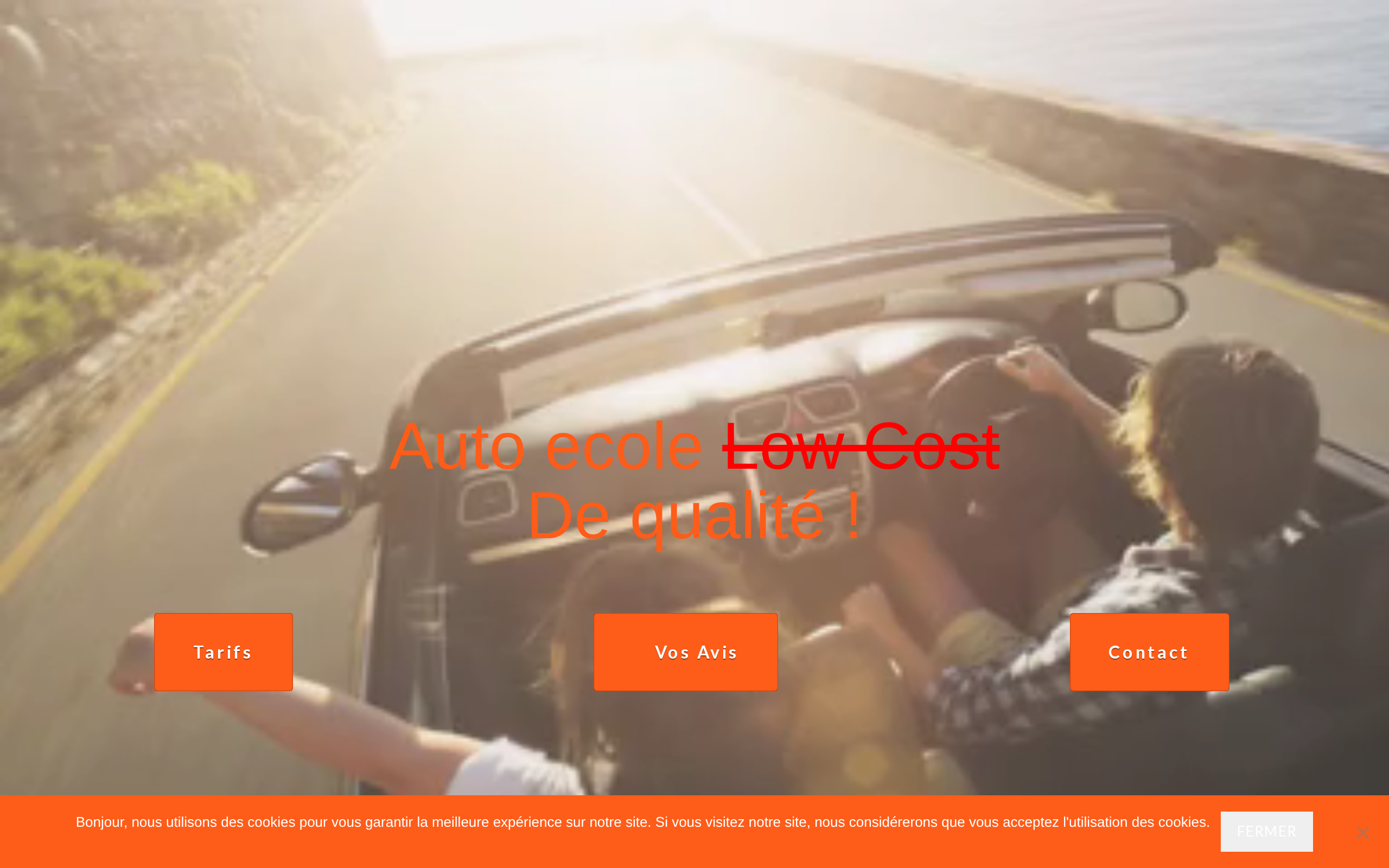 Aperçu du site Auto Ecole Republik
