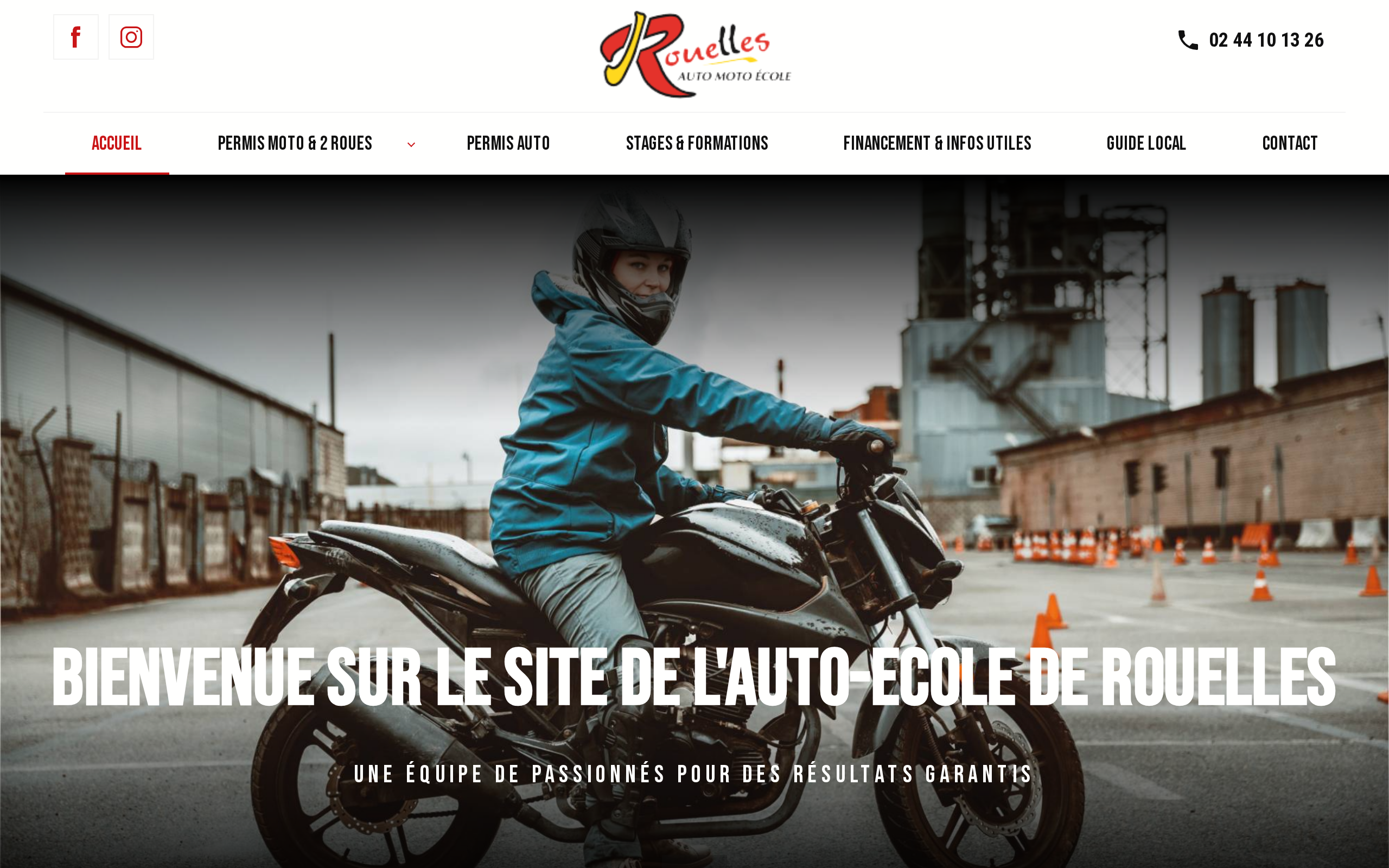 Aperçu du site ROUELLES AUTO-MOTO-ECOLE