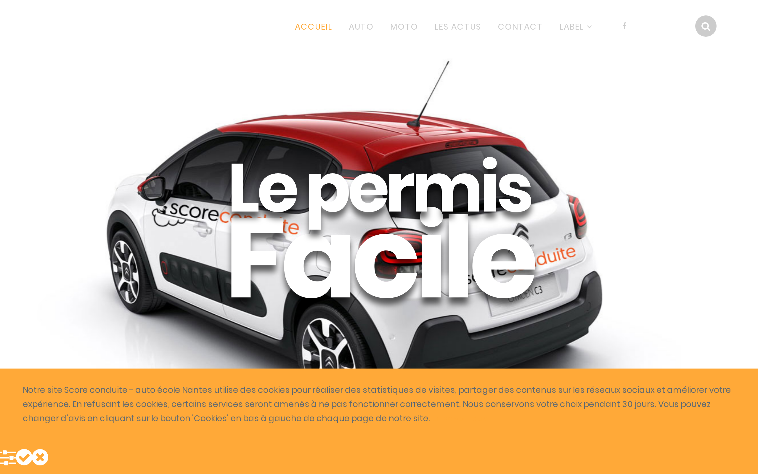 Aperçu du site Score Conduite