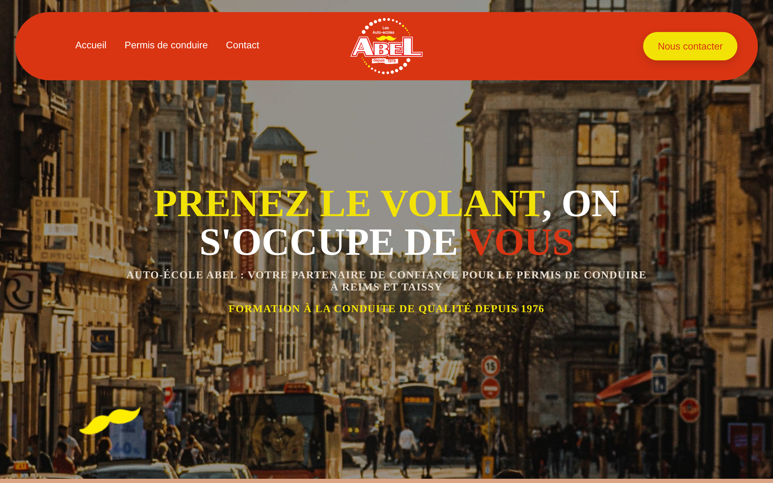 Aperçu du site Auto-école ABEL