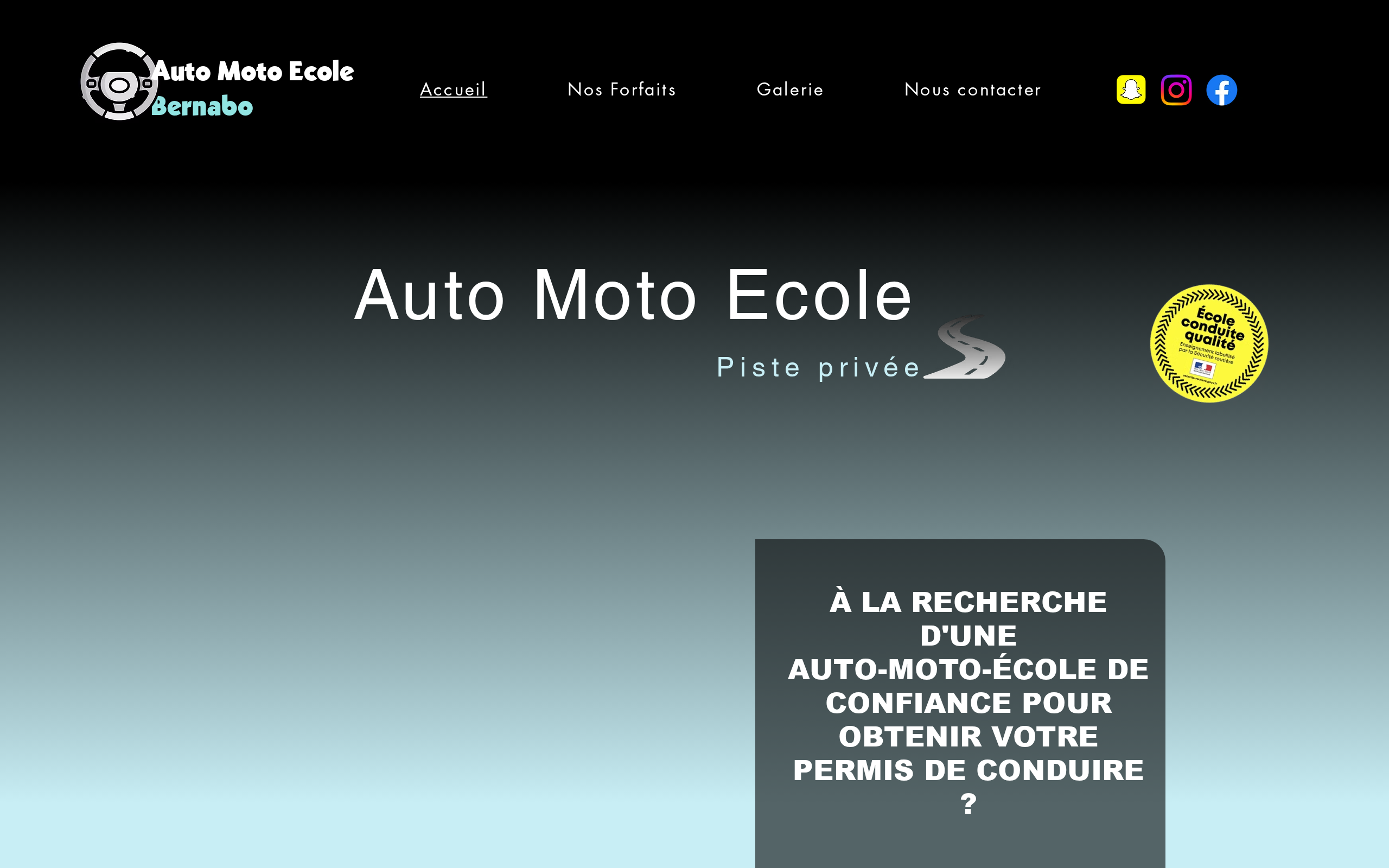 Aperçu du site Auto Moto Ecole