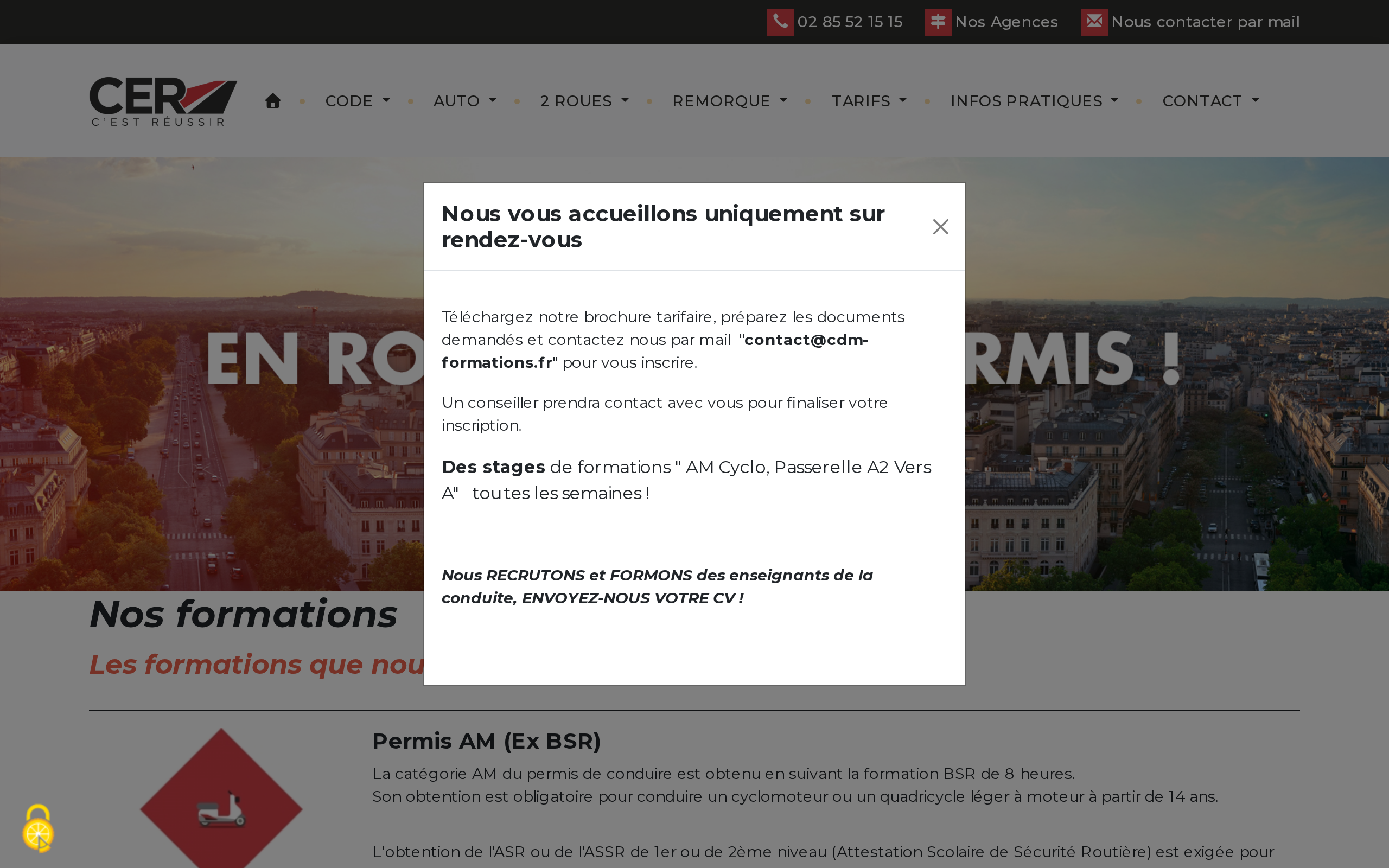 Aperçu du site Hello Formations