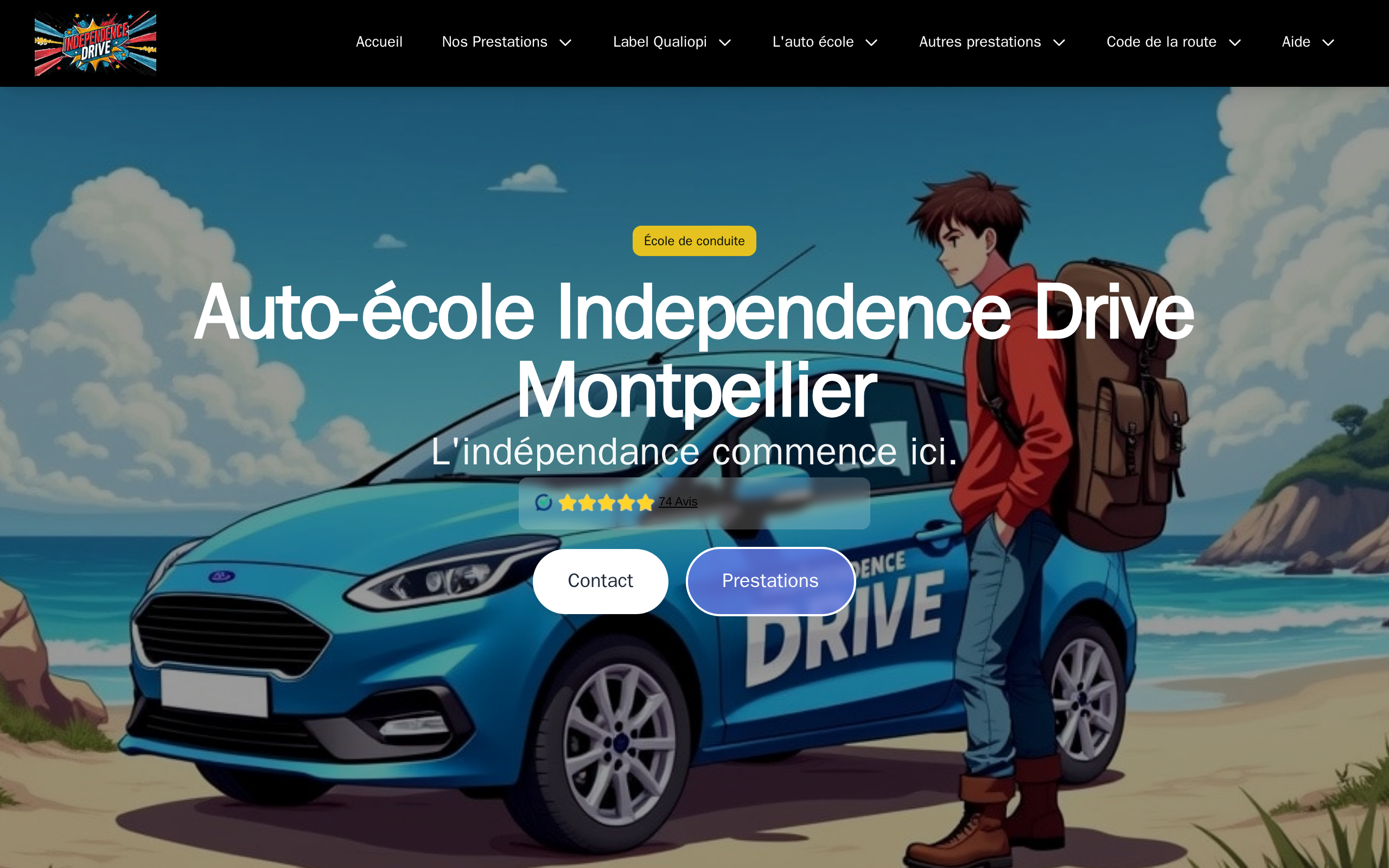 Aperçu du site Independence Drive