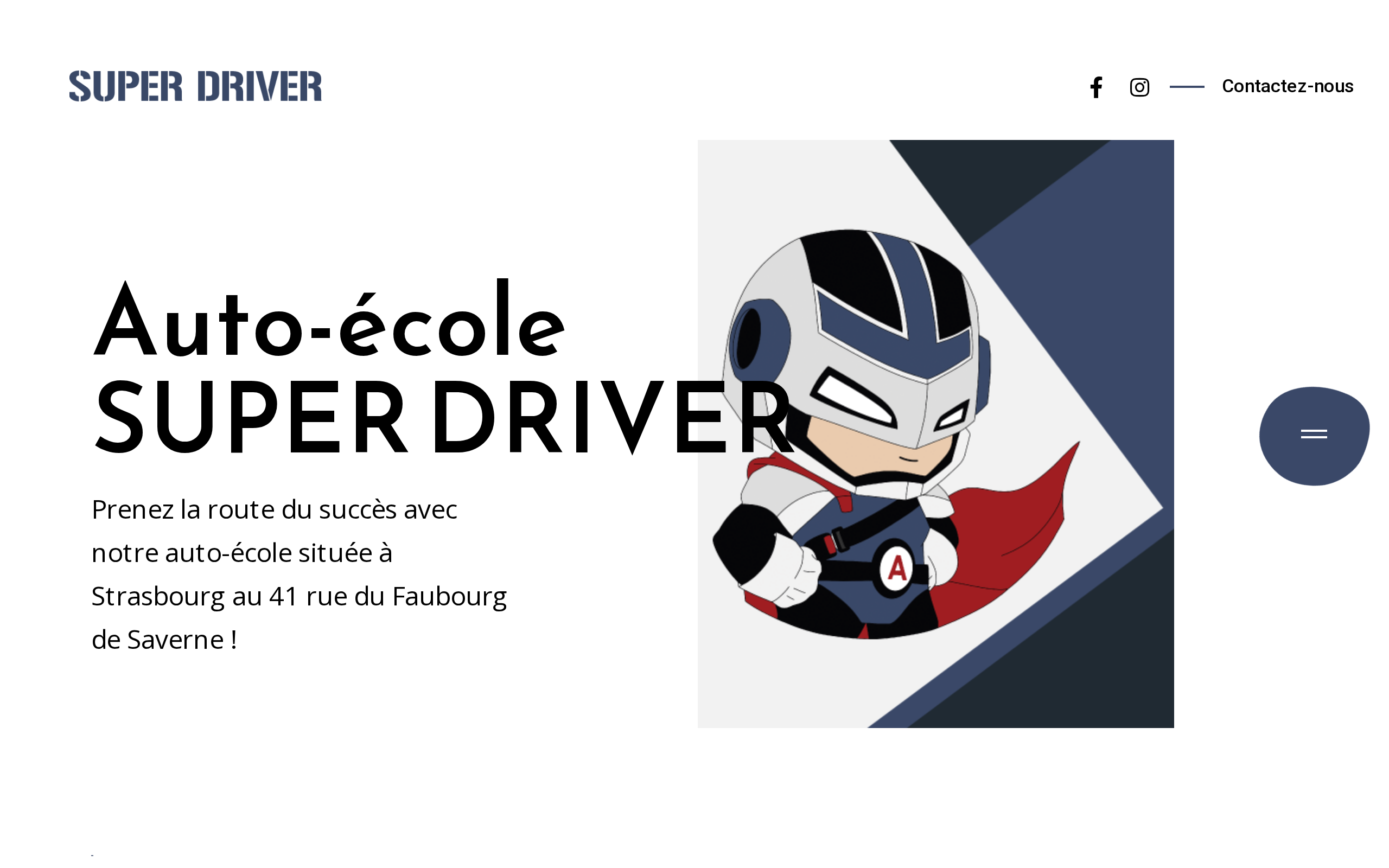 Aperçu du site SUPER DRIVER