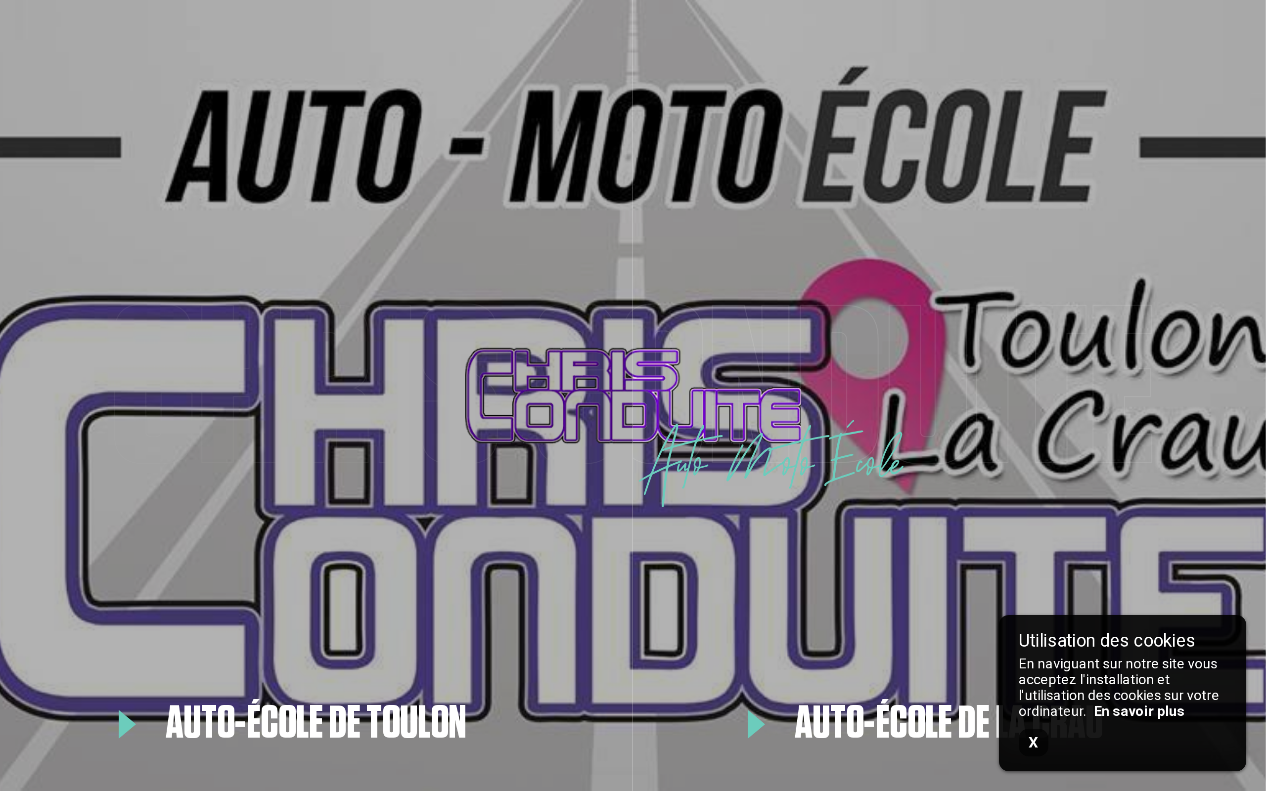 Aperçu du site CHRIS CONDUITE