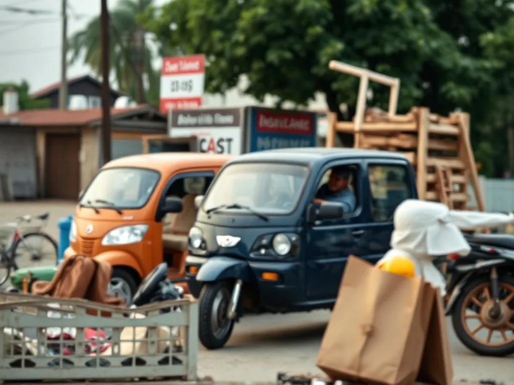 Contrat d'assurance automobile et clés de voiture sportive posés sur une table, avec un rapport d'expertise en arrière-plan.