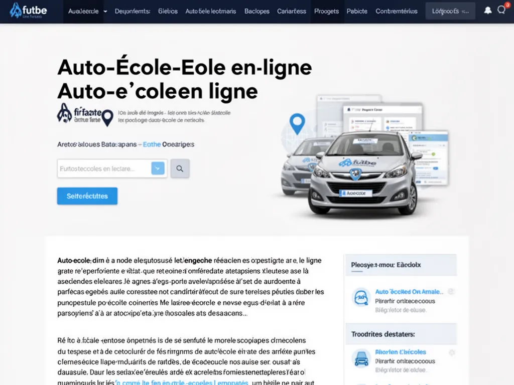 Jeune apprenant concentré devant un écran, application d'examen du code de la route à l'écran