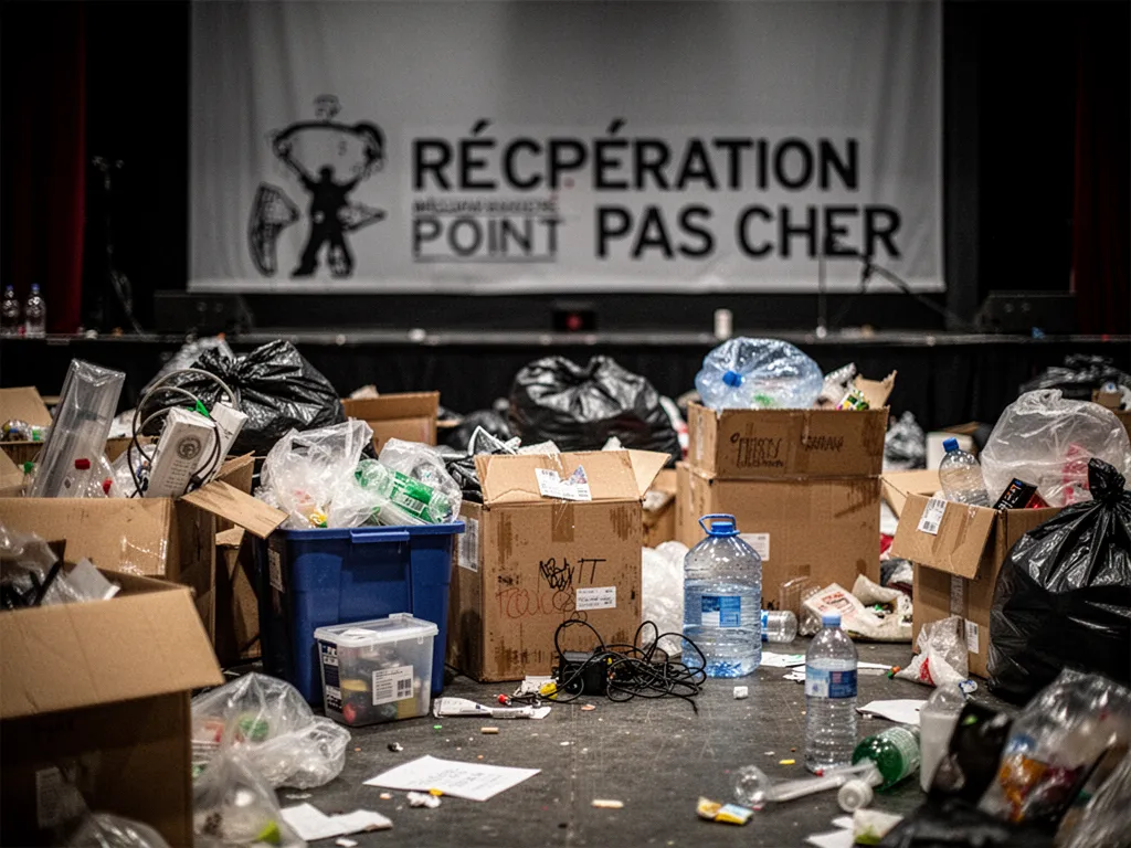 Salle de formation avec tables disposées en U et paperboard préparé pour un stage de sensibilisation à la sécurité routière
