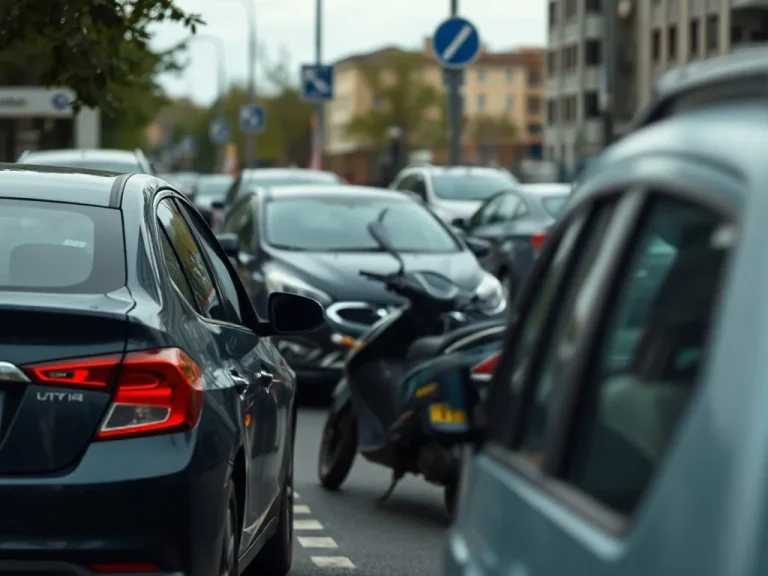 Téléphone posé à côté d'un contrat d'assurance auto, avec un stylo et une carte grise sur un bureau.